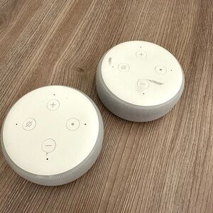 Echo Dot 3rd Generation White Smart Speakers